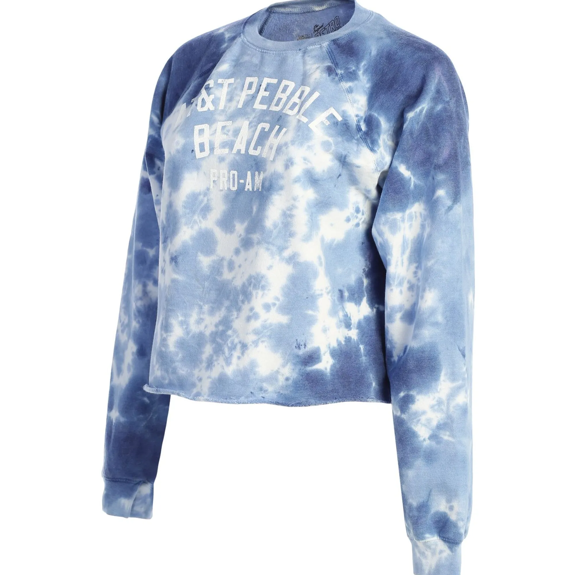 Pebble Beach At&T Pro Am Ladies Tie Dye Sweatshirt By Original Retro Brand Hot