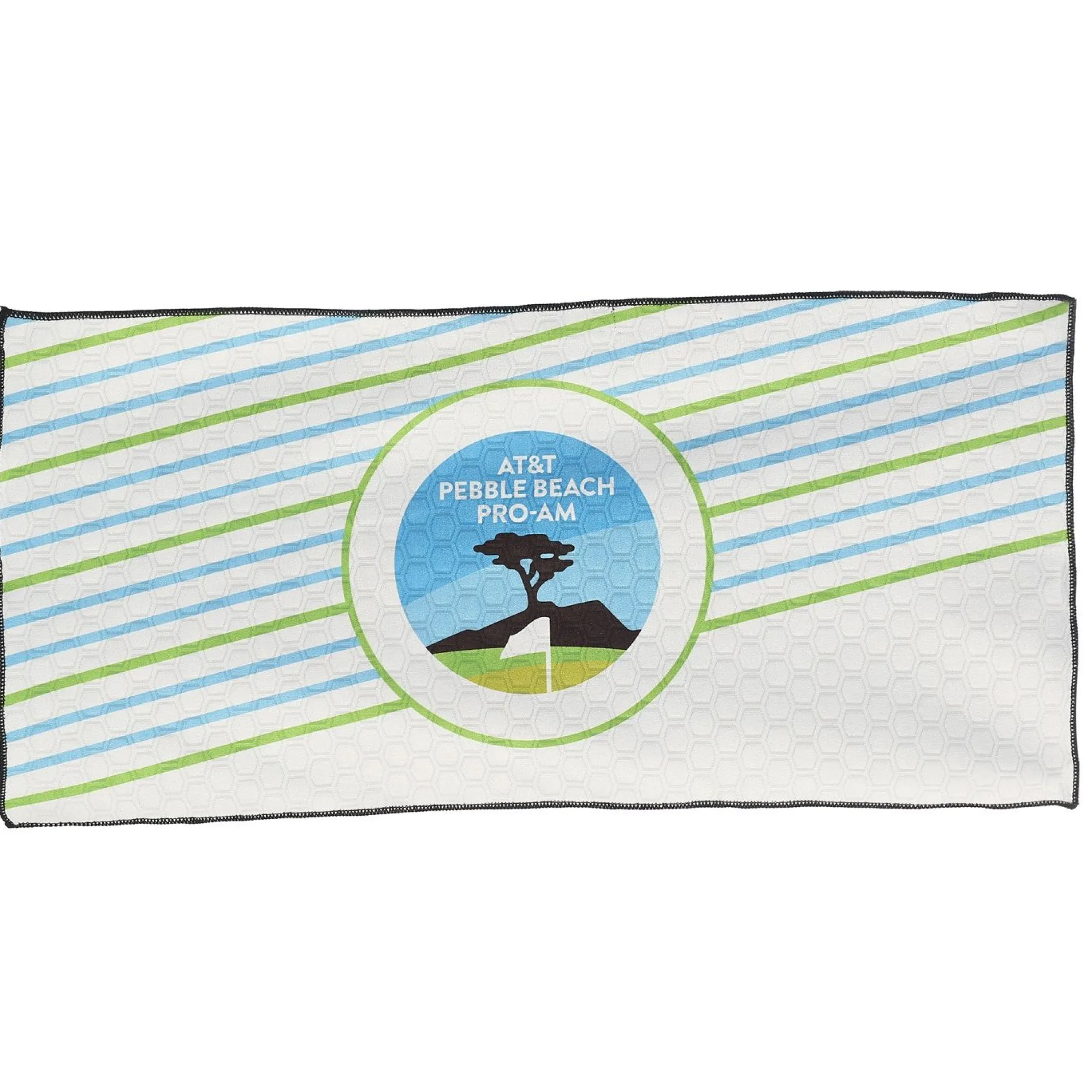 Pebble Beach At&T Pro-Am Strip Towel By Devant Clearance