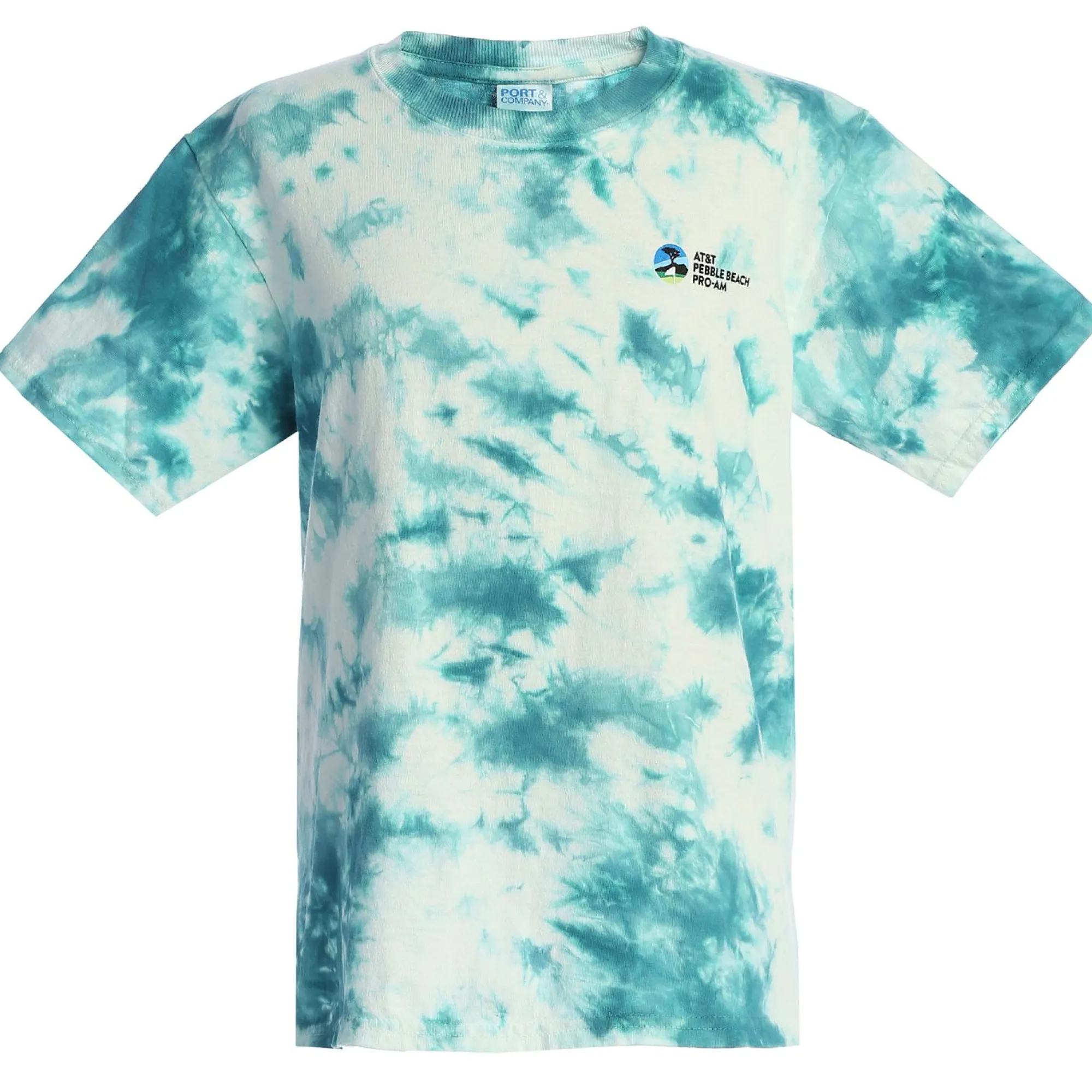 Pebble Beach At&T Pro-Am Youth Tie Dye Tee By Garb New