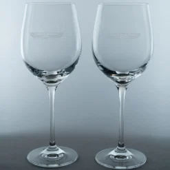 Pebble Beach Concours D'Elegance Set Of 2 White Wine Glasses Clearance