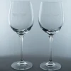 Pebble Beach Concours D'Elegance Set Of 2 White Wine Glasses New