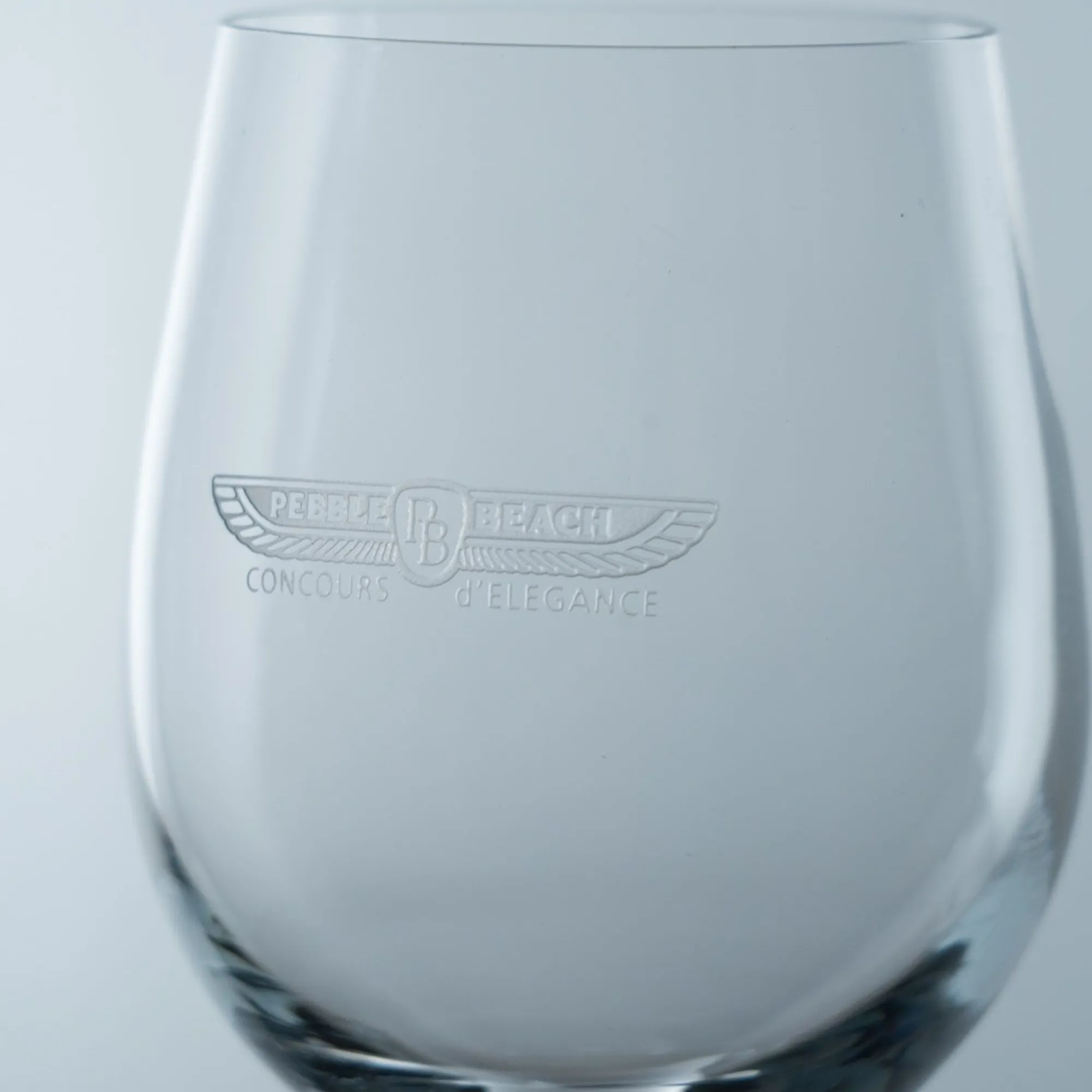 Pebble Beach Concours D'Elegance Set Of 2 White Wine Glasses New