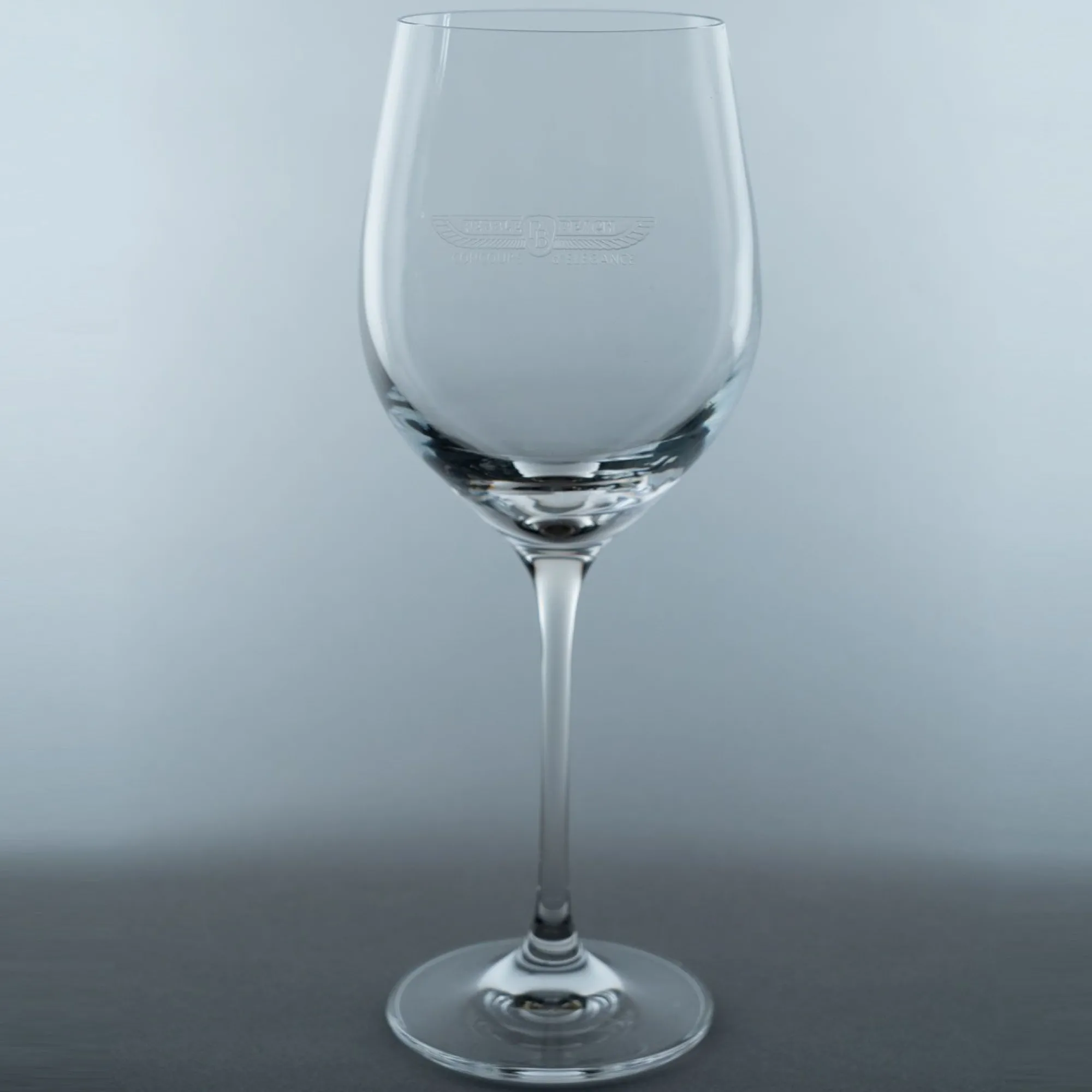 Pebble Beach Concours D'Elegance Set Of 2 White Wine Glasses New