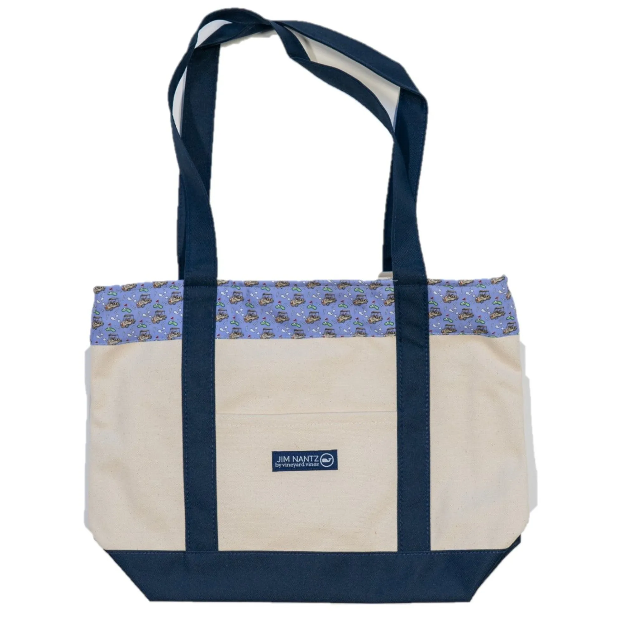 Pebble Beach Jim Nantz Exclusive Golf Cart Ribbon Tote By Vineyard Vines Clearance