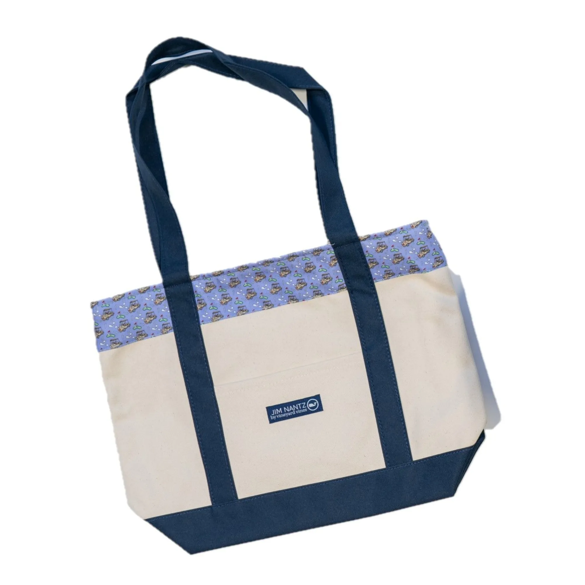 Pebble Beach Jim Nantz Exclusive Golf Cart Ribbon Tote By Vineyard Vines Clearance