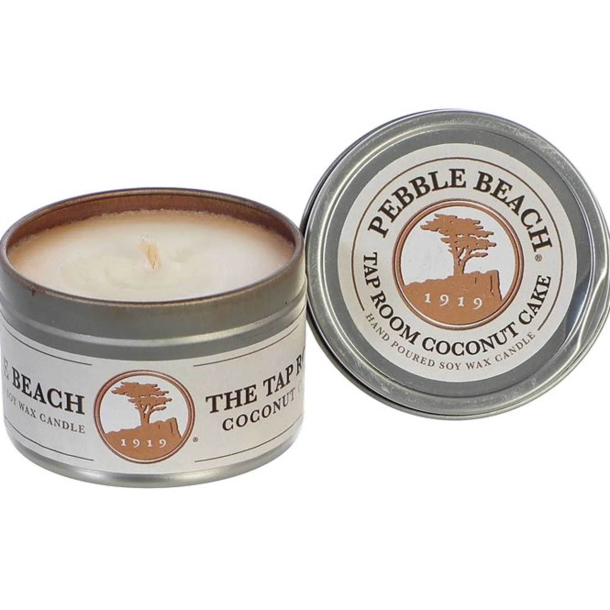 Pebble Beach 4 Ounce Travel Tin Soy Wax Candle Discount