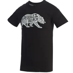 Pebble Beach Bear Map Tee By American Needle New