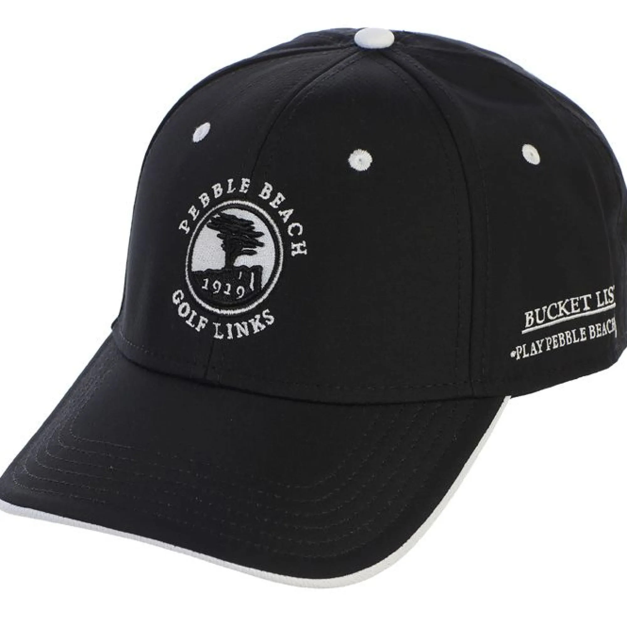 Pebble Beach Bucket List Hat By The Game Black Discount