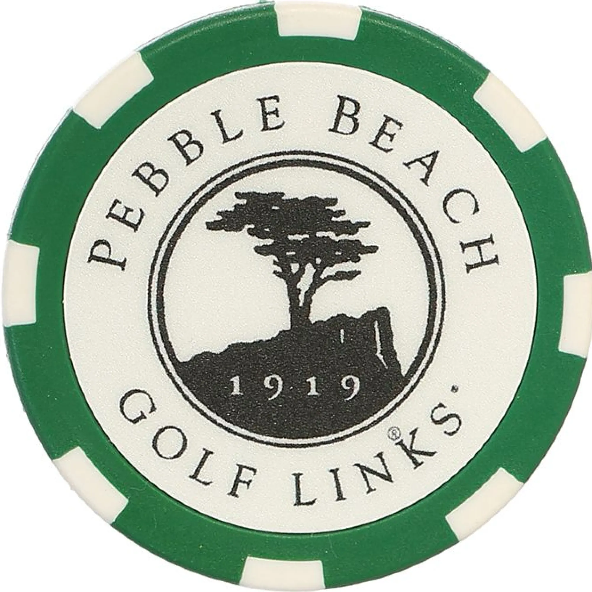 Pebble Beach Collectible Poker Chip Fashion