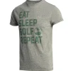 Pebble Beach Eat Sleep Golf Repeat Tee By Original Retro Brand Hot