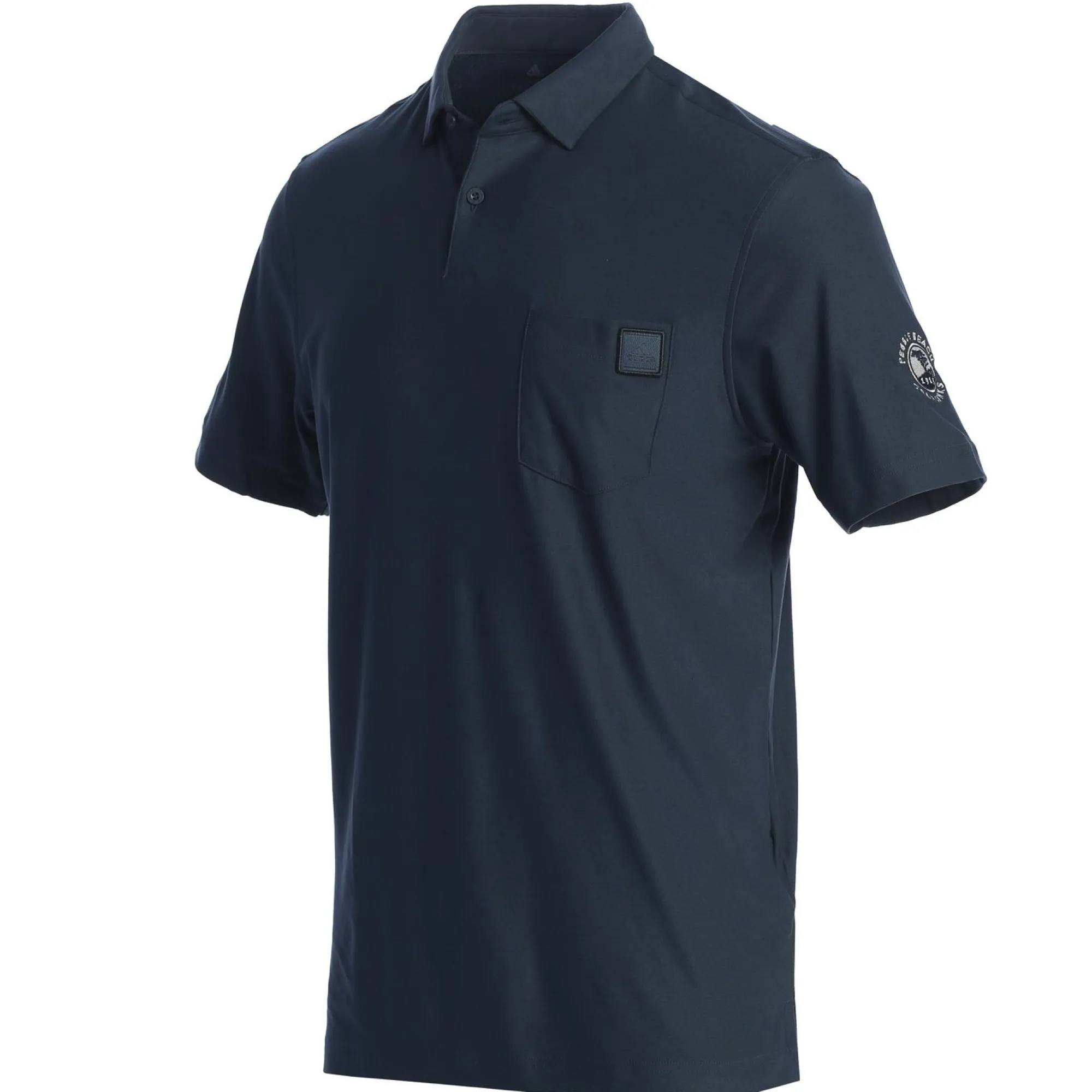Pebble Beach Fall Tones Go-To Pocket Polo By Adidas Clearance