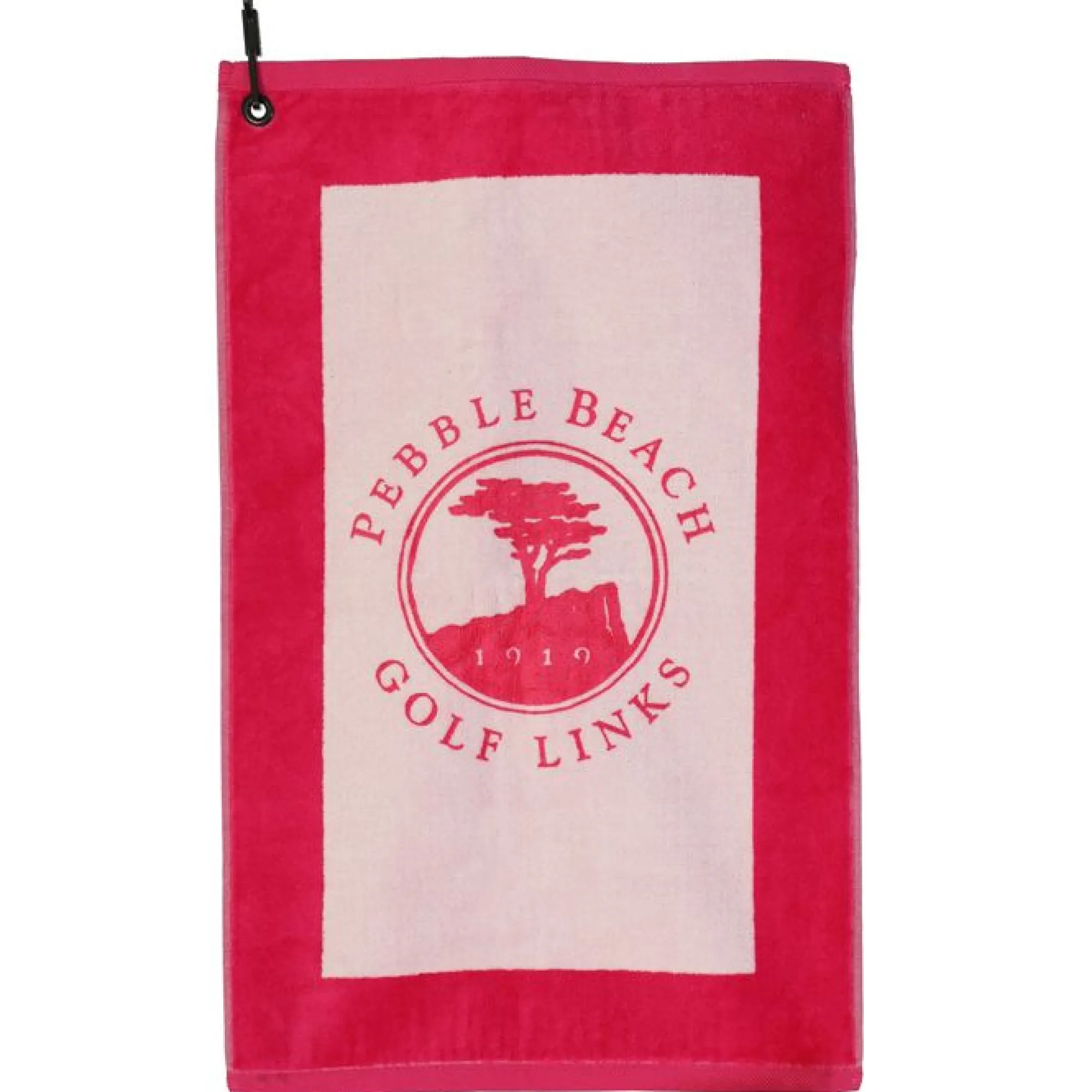 Pebble Beach Golf Links Towel In Pink Hot