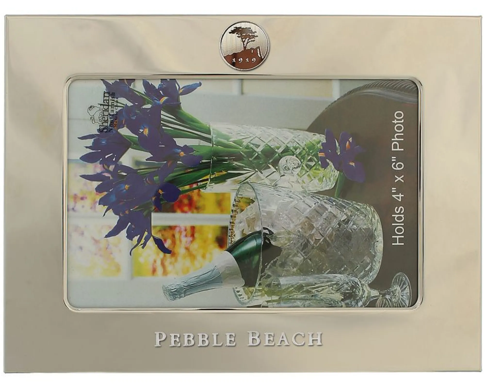 Pebble Beach Heritage Logo Horizontal & Vertical Silver Picture Frames New