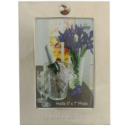 Pebble Beach Heritage Logo Horizontal & Vertical Silver Picture Frames New
