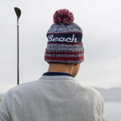 Pebble Beach Jacquard Knit Beanie By Pukka New