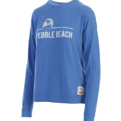 Pebble Beach Ladies Royal Haachi Sweatshirt Outlet