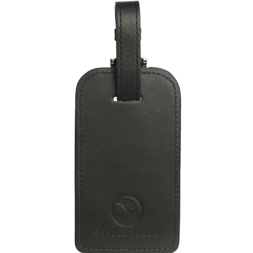 Pebble Beach Leather Luggage Tag Discount