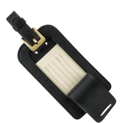 Pebble Beach Leather Luggage Tag Clearance