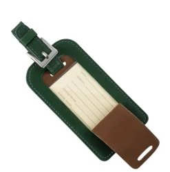 Pebble Beach Leather Luggage Tag Clearance