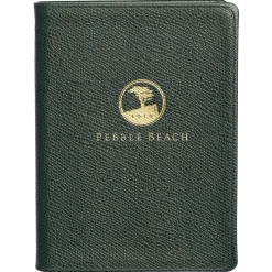 Pebble Beach Logo Leather Small Notebook Sale