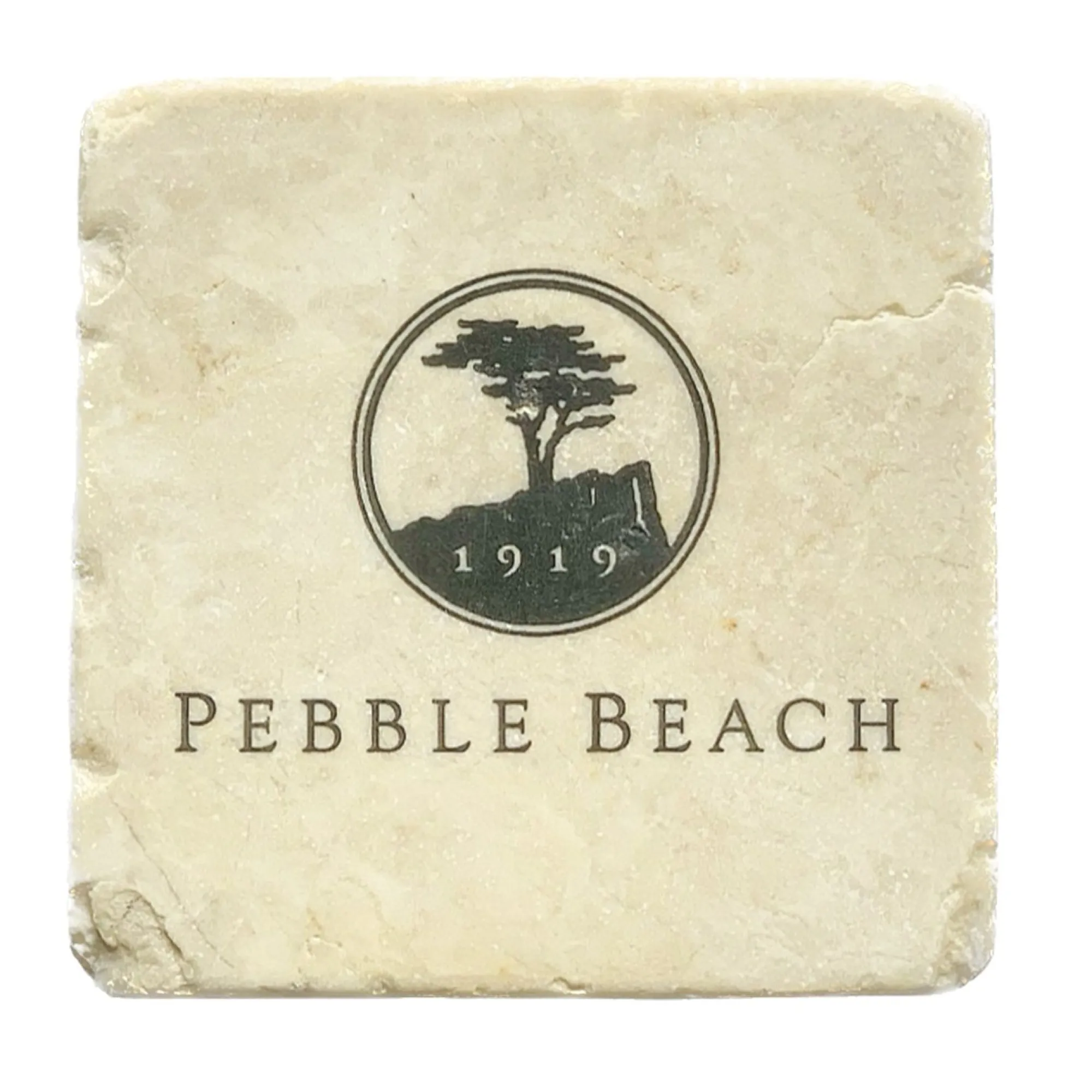 Pebble Beach Logo Marble Coaster By Art And Stone Best
