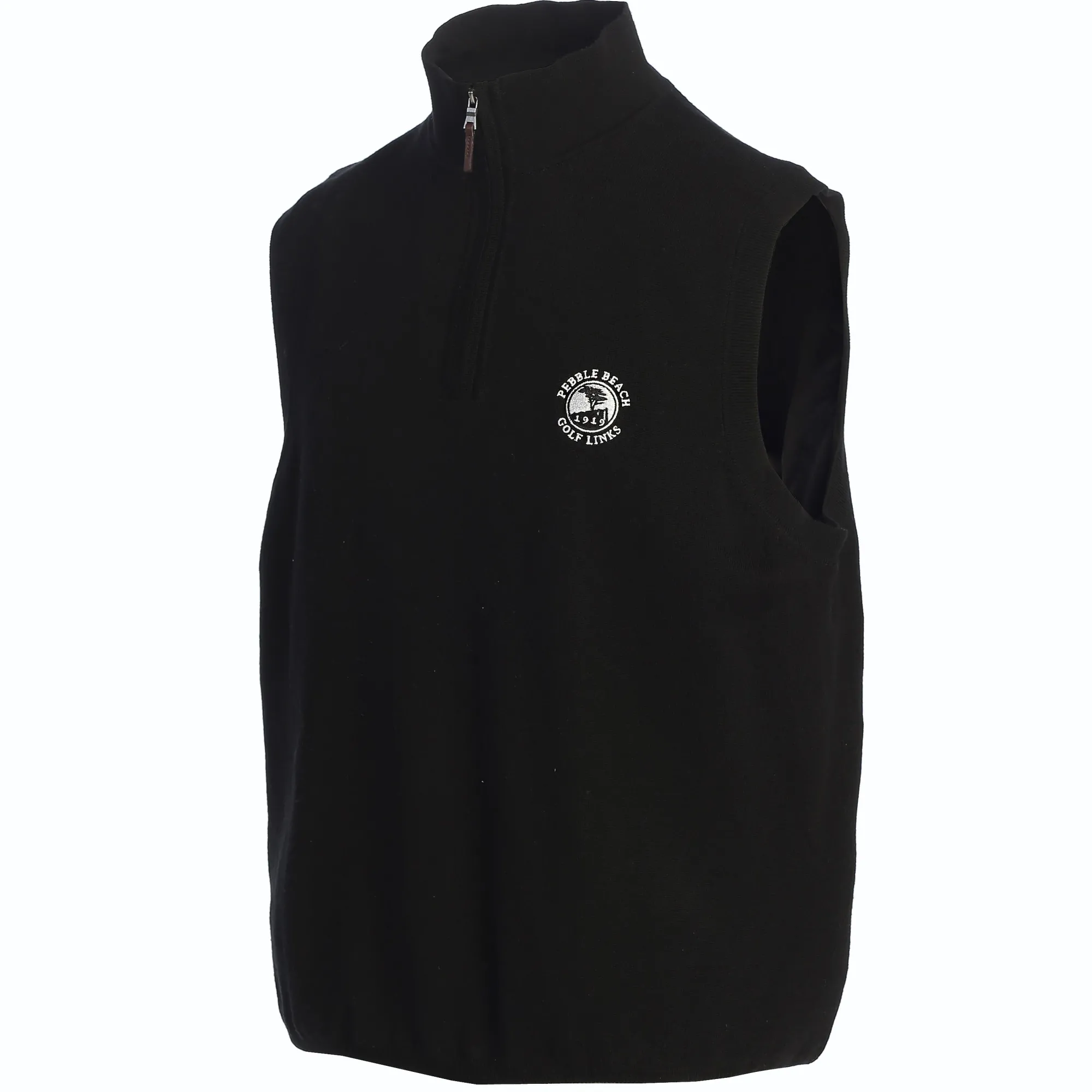 Pebble Beach Men's Baruffa Merino 1/4 Zip Windvest By Fairway & Greene Best