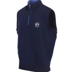Pebble Beach Men's "Caves" 1/4 Zip Vest By Fairway & Greene Hot