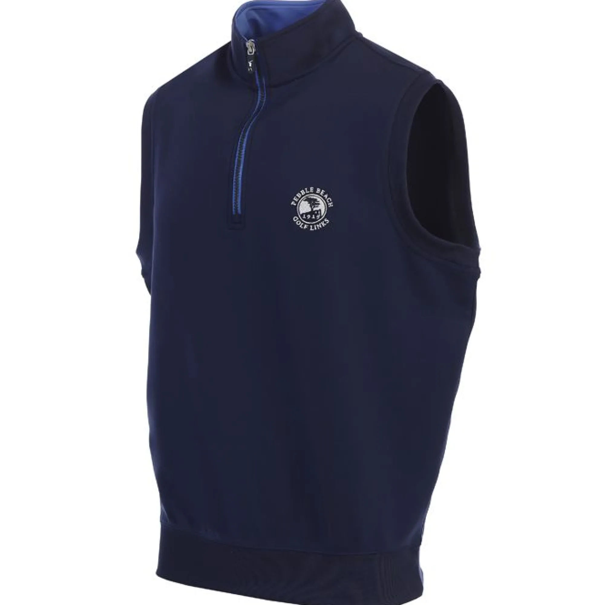 Pebble Beach Men's "Caves" 1/4 Zip Vest By Fairway & Greene Hot