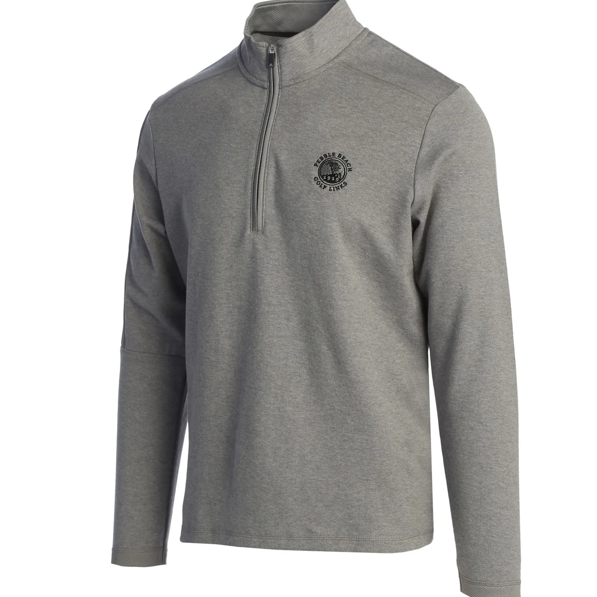 Pebble Beach Men's 3-Stripes Heather 1/4 Zip By Adidas Best