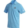 Pebble Beach Men's Ultimate365 Pulse Blue Polo By Adidas Discount