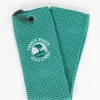 Pebble Beach Micro Scrubber Golf Towel New