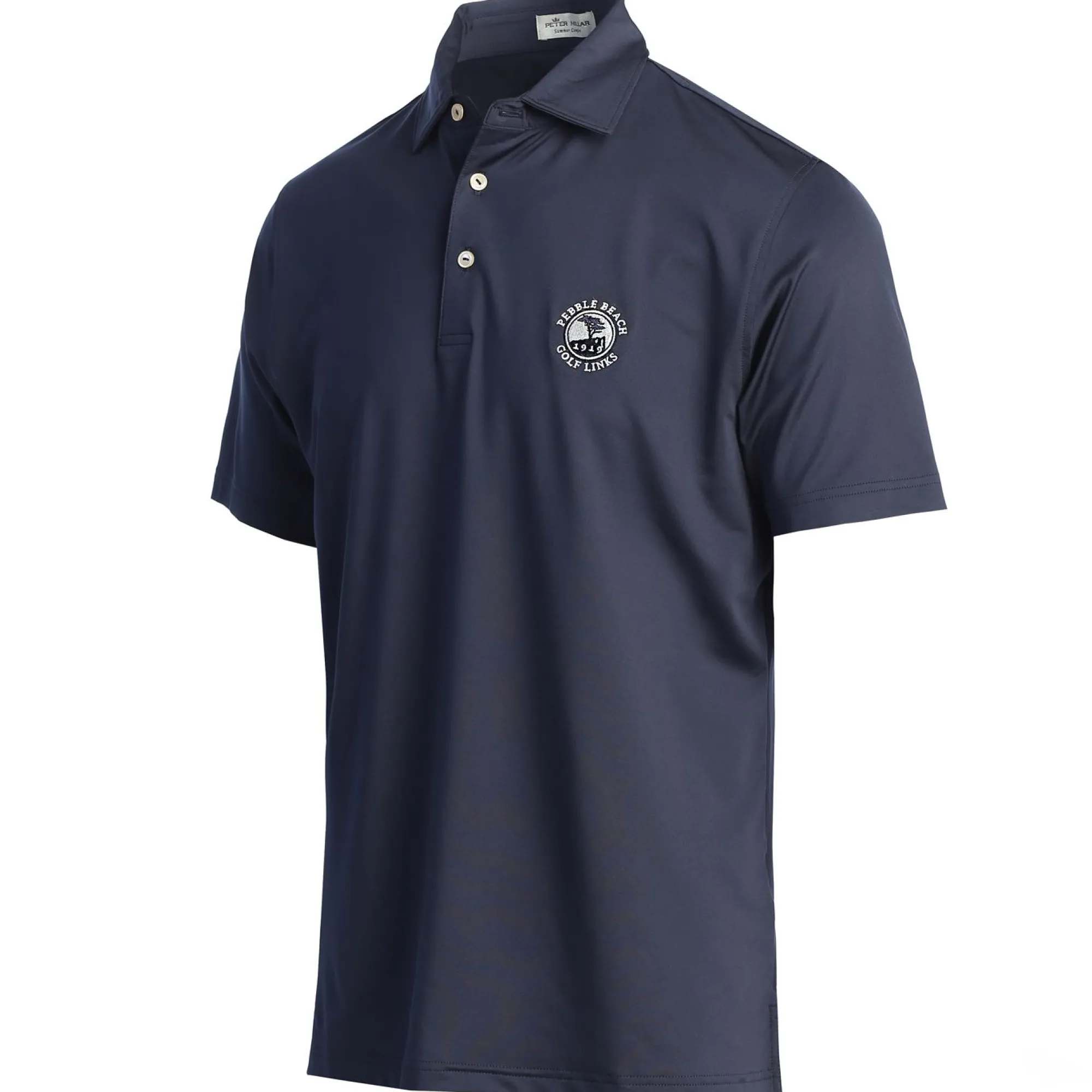 Pebble Beach Solid Polo By Peter Millar Clearance