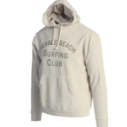 Pebble Beach Surfing Club Label Hoodie By Original Retro Brand Discount