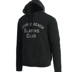 Pebble Beach Surfing Club Label Hoodie By Original Retro Brand Discount