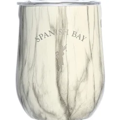 Pebble Beach Spanish Bay Marble Stemless Cup With Lid By Corkcicle Sale