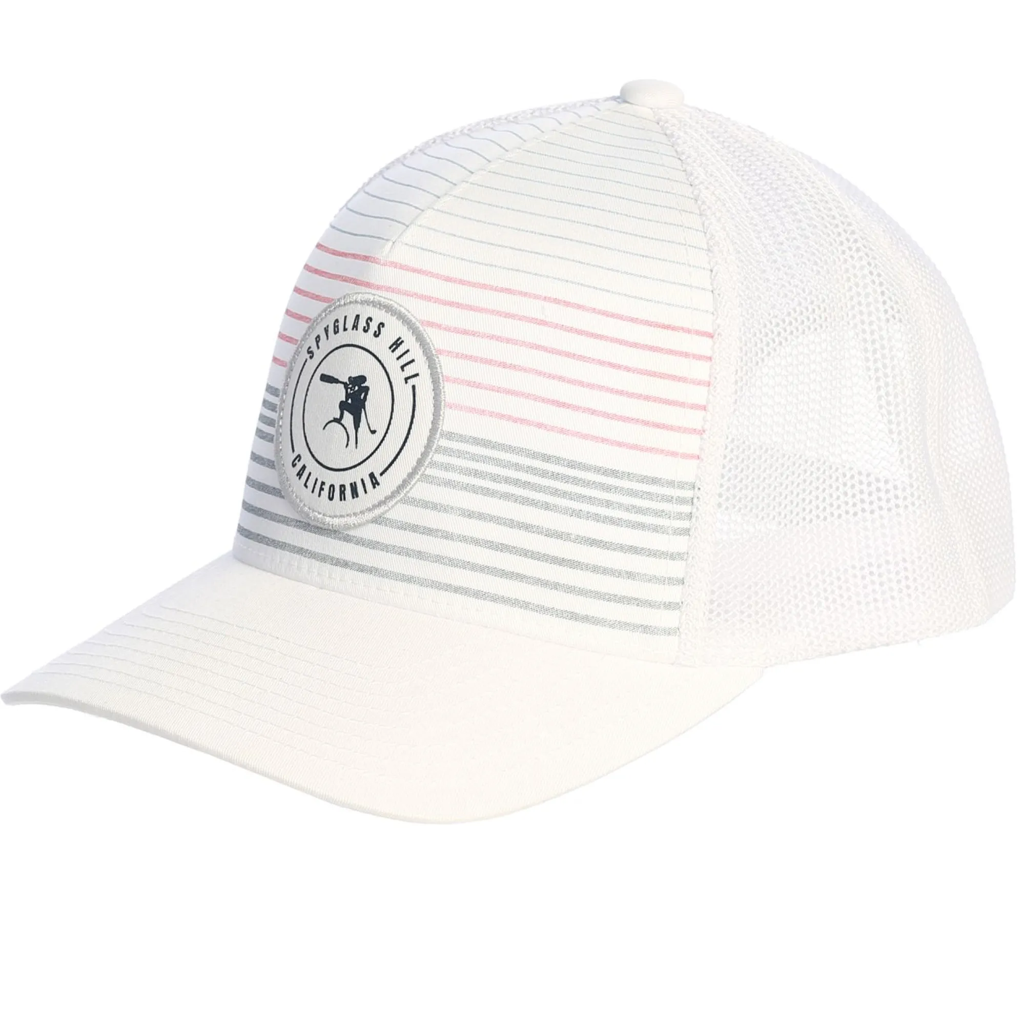 Pebble Beach Spyglass Hill Executive Stripe Hat By Travis Mathew Hot