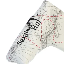 Pebble Beach Spyglass Hill Map Blade Putter Cover By Prg Fashion