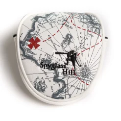 Pebble Beach Spyglass Hill Map Mallet Putter Cover New