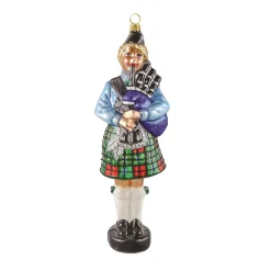 Pebble Beach The Links At Spanish Bay Collectible Female Bagpiper Ornament Hot
