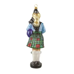 Pebble Beach The Links At Spanish Bay Collectible Female Bagpiper Ornament Hot